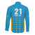 Custom Caribbean Cricket Saint Lucia Long Sleeve Button Shirt Glory is Ours Kings Rule 2025 - Wonder Print Shop