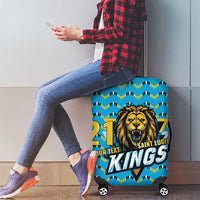 Custom Caribbean Cricket Saint Lucia Luggage Cover Glory is Ours Kings Rule 2025 - Wonder Print Shop