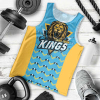 Custom Caribbean Cricket Saint Lucia Men Tank Top Glory is Ours Kings Rule 2025 - Wonder Print Shop