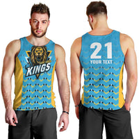 Custom Caribbean Cricket Saint Lucia Men Tank Top Glory is Ours Kings Rule 2025 - Wonder Print Shop