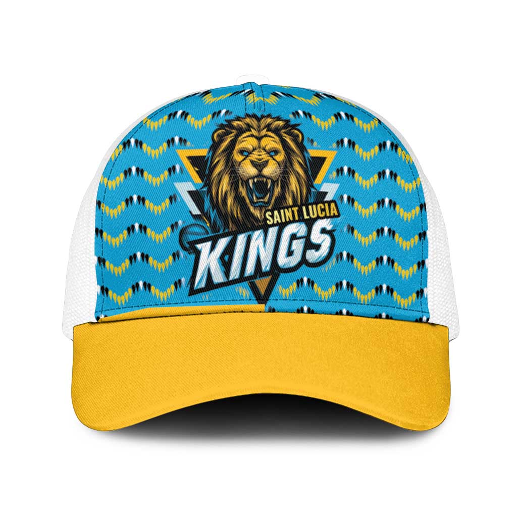 Caribbean Cricket Saint Lucia Mesh Trucker Cap Glory is Ours Kings Rule 2025 - Wonder Print Shop