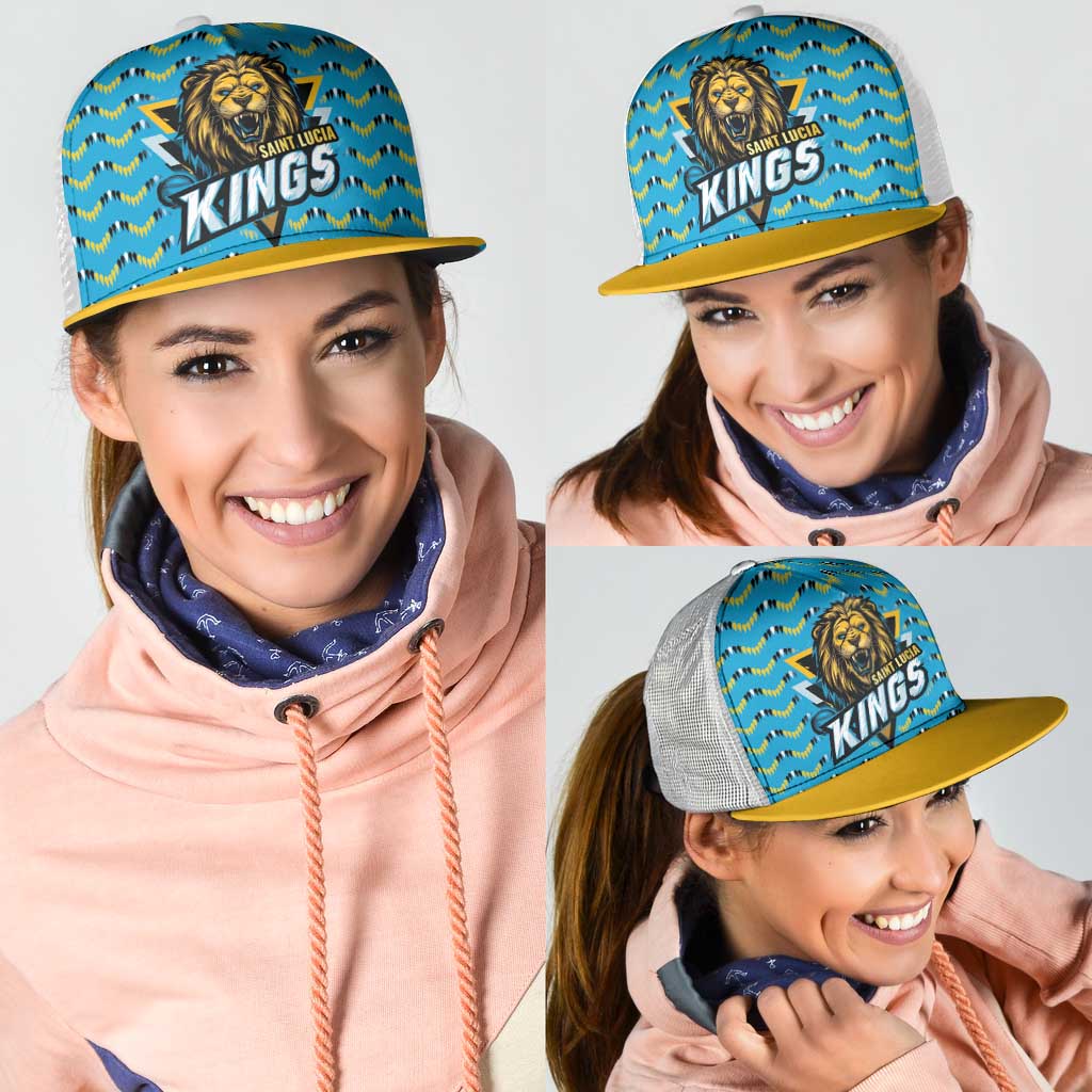 Caribbean Cricket Saint Lucia Mesh Trucker Cap Glory is Ours Kings Rule 2025 - Wonder Print Shop