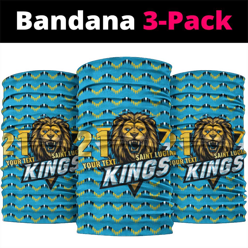 Custom Caribbean Cricket Saint Lucia Neck Gaiter Glory is Ours Kings Rule 2025 - Wonder Print Shop