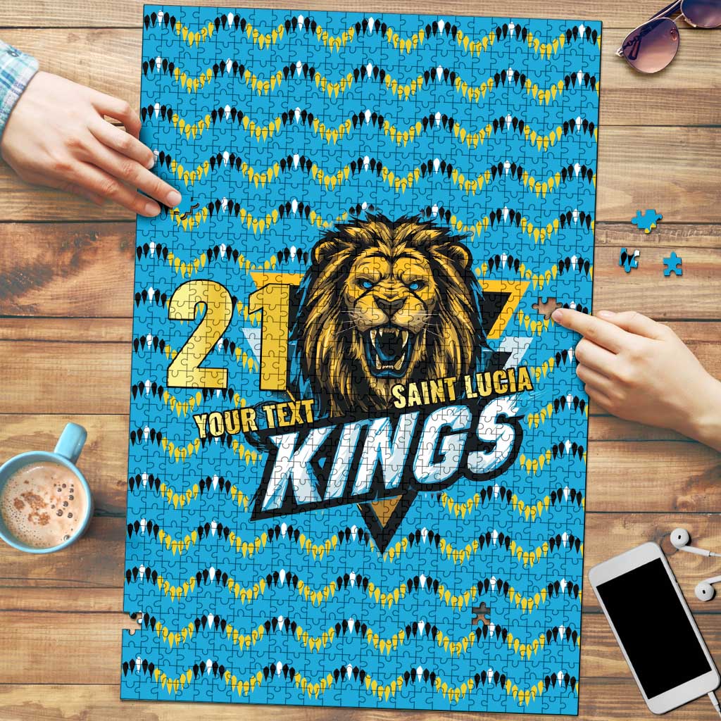 Custom Caribbean Cricket Saint Lucia Puzzle Glory is Ours Kings Rule 2025 - Wonder Print Shop