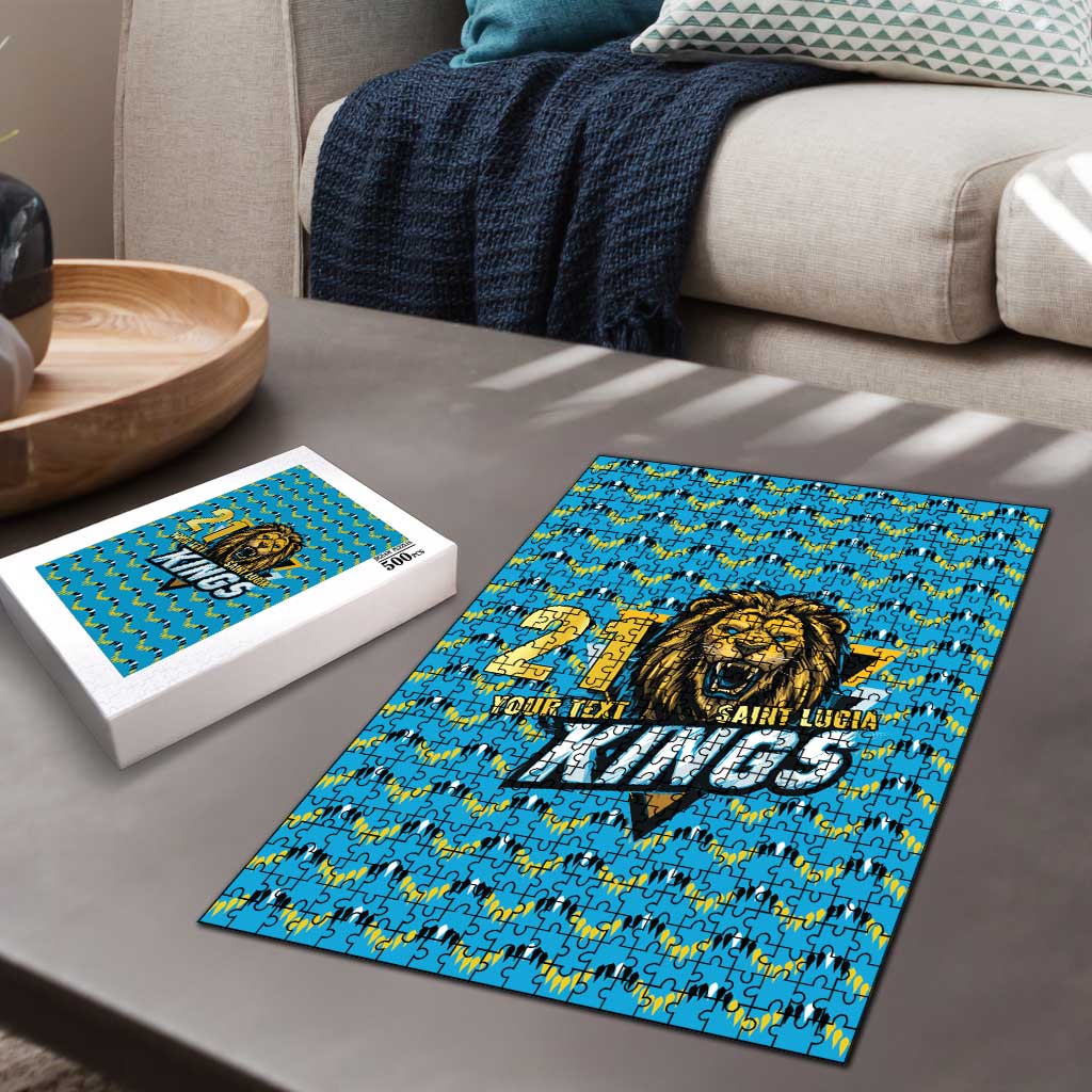 Custom Caribbean Cricket Saint Lucia Puzzle Glory is Ours Kings Rule 2025 - Wonder Print Shop