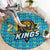 Custom Caribbean Cricket Saint Lucia Round Carpet Glory is Ours Kings Rule 2025 - Wonder Print Shop