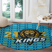 Custom Caribbean Cricket Saint Lucia Round Carpet Glory is Ours Kings Rule 2025 - Wonder Print Shop