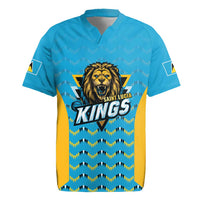 Custom Caribbean Cricket Saint Lucia Rugby Jersey Glory is Ours Kings Rule 2025 - Wonder Print Shop