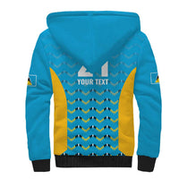 Custom Caribbean Cricket Saint Lucia Sherpa Hoodie Glory is Ours Kings Rule 2025 - Wonder Print Shop