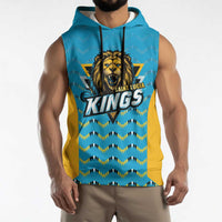 Custom Caribbean Cricket Saint Lucia Sleeveless Hoodie Glory is Ours Kings Rule 2025 - Wonder Print Shop