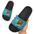 Custom Caribbean Cricket Saint Lucia Slide Sandals Glory is Ours Kings Rule 2025 - Wonder Print Shop
