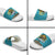 Custom Caribbean Cricket Saint Lucia Slide Sandals Glory is Ours Kings Rule 2025 - Wonder Print Shop
