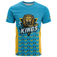 Custom Caribbean Cricket Saint Lucia T Shirt Glory is Ours Kings Rule 2025 - Wonder Print Shop