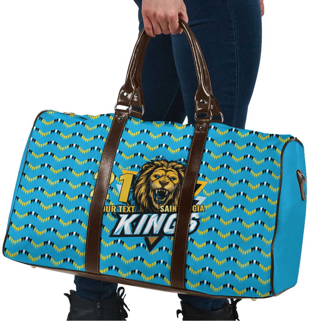 Custom Caribbean Cricket Saint Lucia Travel Bag Glory is Ours Kings Rule 2025 - Wonder Print Shop