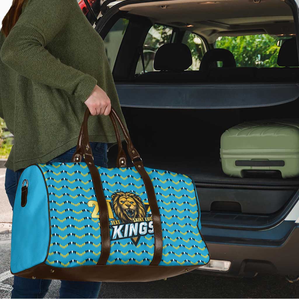 Custom Caribbean Cricket Saint Lucia Travel Bag Glory is Ours Kings Rule 2025 - Wonder Print Shop