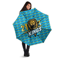 Custom Caribbean Cricket Saint Lucia Umbrella Glory is Ours Kings Rule 2025 - Wonder Print Shop