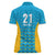 Custom Caribbean Cricket Saint Lucia Women Polo Shirt Glory is Ours Kings Rule 2025 - Wonder Print Shop