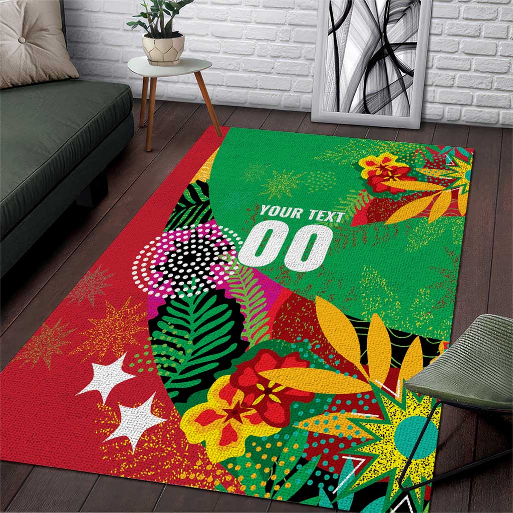 Custom Caribbean Cricket St Kitts and Nevis Area Rug Patriots Reign 2025 - Wonder Print Shop