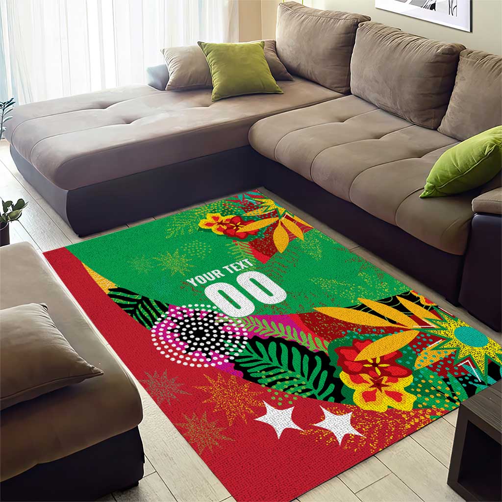 Custom Caribbean Cricket St Kitts and Nevis Area Rug Patriots Reign 2025 - Wonder Print Shop