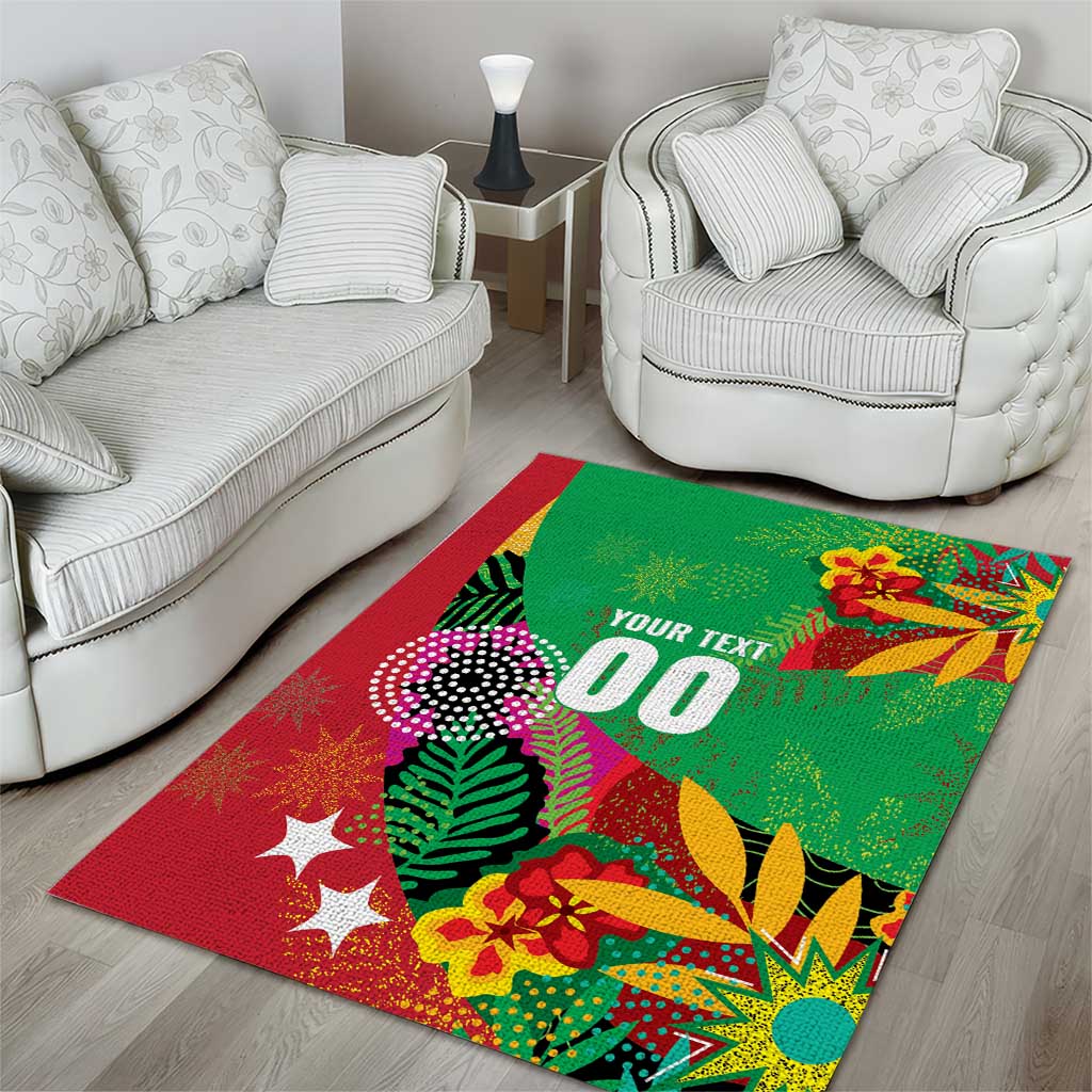 Custom Caribbean Cricket St Kitts and Nevis Area Rug Patriots Reign 2025 - Wonder Print Shop