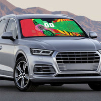 Custom Caribbean Cricket St Kitts and Nevis Auto Sun Shade Patriots Reign 2025 - Wonder Print Shop