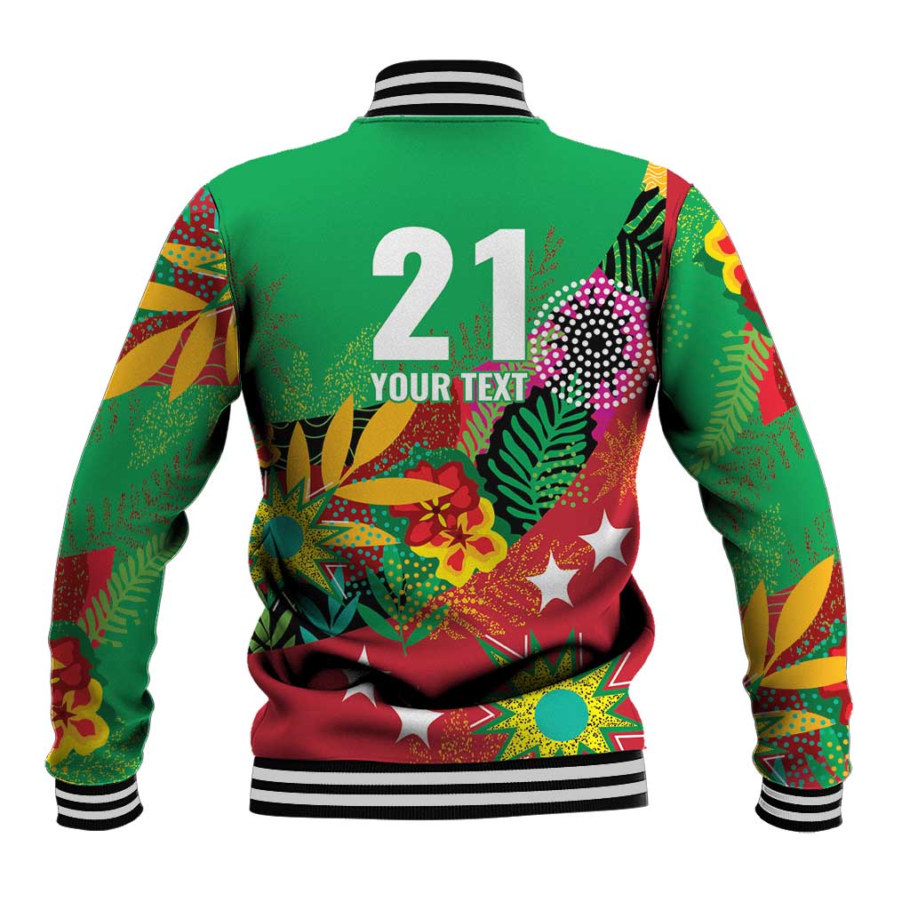 Custom Caribbean Cricket St Kitts and Nevis Baseball Jacket Patriots Reign 2025 - Wonder Print Shop