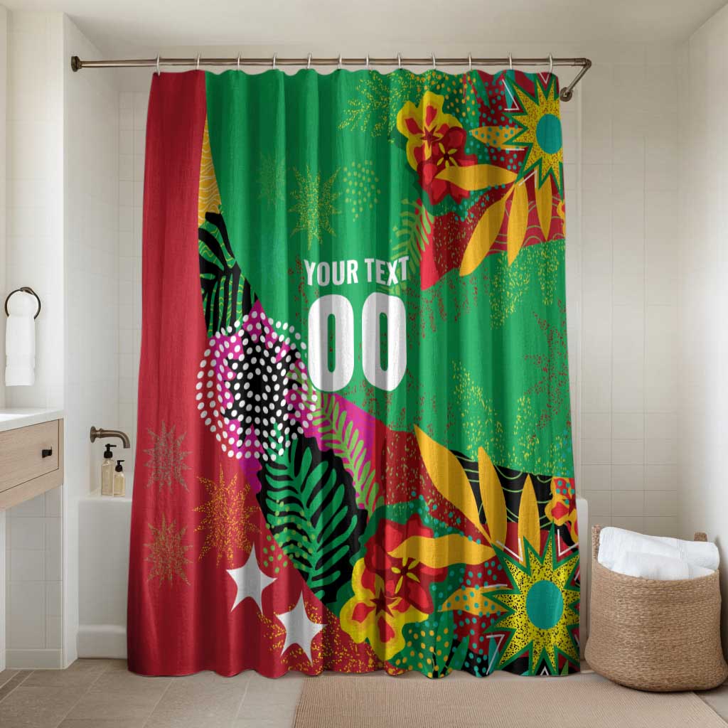 Custom Caribbean Cricket St Kitts and Nevis Bathroom Set Patriots Reign 2025 - Wonder Print Shop