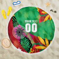 Custom Caribbean Cricket St Kitts and Nevis Beach Blanket Patriots Reign 2025 - Wonder Print Shop