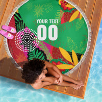 Custom Caribbean Cricket St Kitts and Nevis Beach Blanket Patriots Reign 2025 - Wonder Print Shop