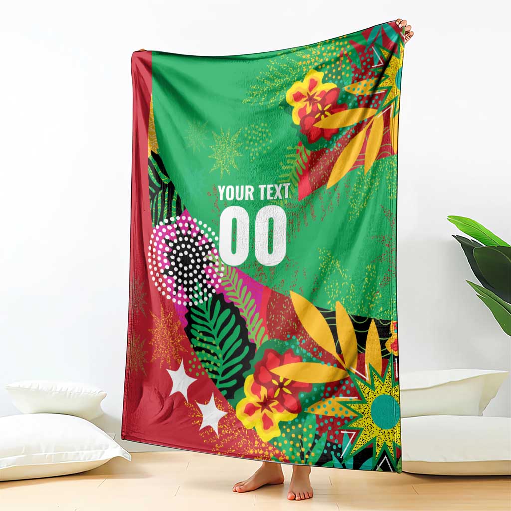 Custom Caribbean Cricket St Kitts and Nevis Blanket Patriots Reign 2025 - Wonder Print Shop
