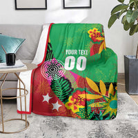 Custom Caribbean Cricket St Kitts and Nevis Blanket Patriots Reign 2025 - Wonder Print Shop