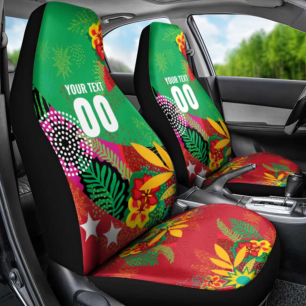 Custom Caribbean Cricket St Kitts and Nevis Car Seat Cover Patriots Reign 2025 - Wonder Print Shop
