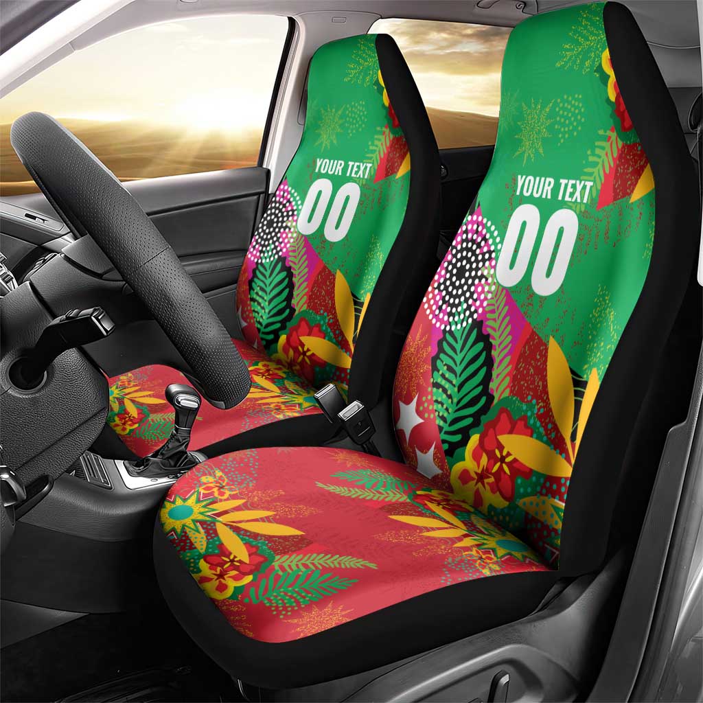 Custom Caribbean Cricket St Kitts and Nevis Car Seat Cover Patriots Reign 2025 - Wonder Print Shop