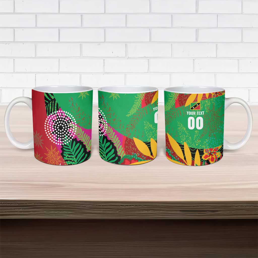 Custom Caribbean Cricket St Kitts and Nevis Ceramic Mug Patriots Reign 2025 - Wonder Print Shop