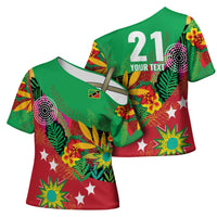 Custom Caribbean Cricket St Kitts and Nevis Cross Shoulder Shirt Patriots Reign 2025 - Wonder Print Shop