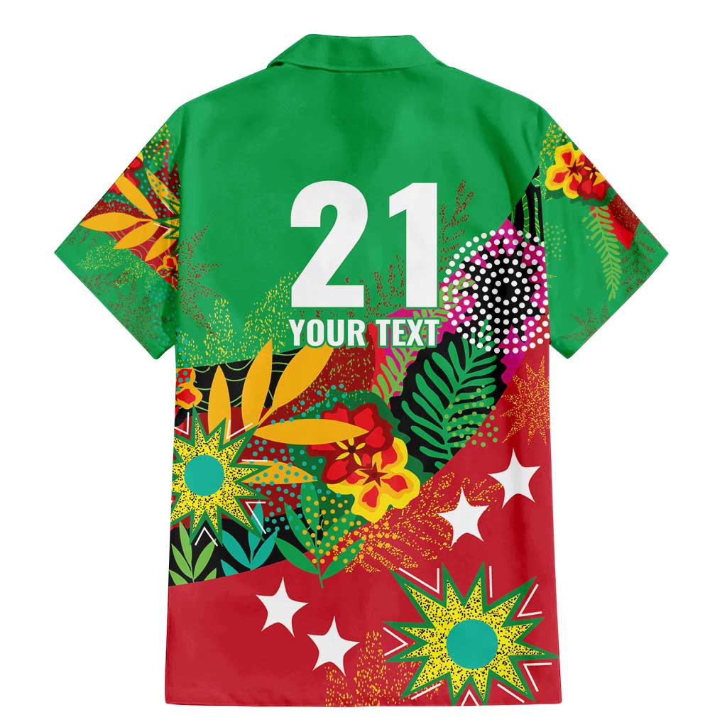 Custom Caribbean Cricket St Kitts and Nevis Family Matching Mermaid Dress and Hawaiian Shirt Patriots Reign 2025 - Wonder Print Shop