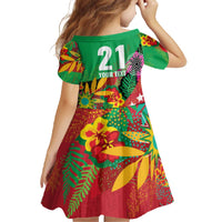 Custom Caribbean Cricket St Kitts and Nevis Family Matching Off The Shoulder Long Sleeve Dress and Hawaiian Shirt Patriots Reign 2025 - Wonder Print Shop