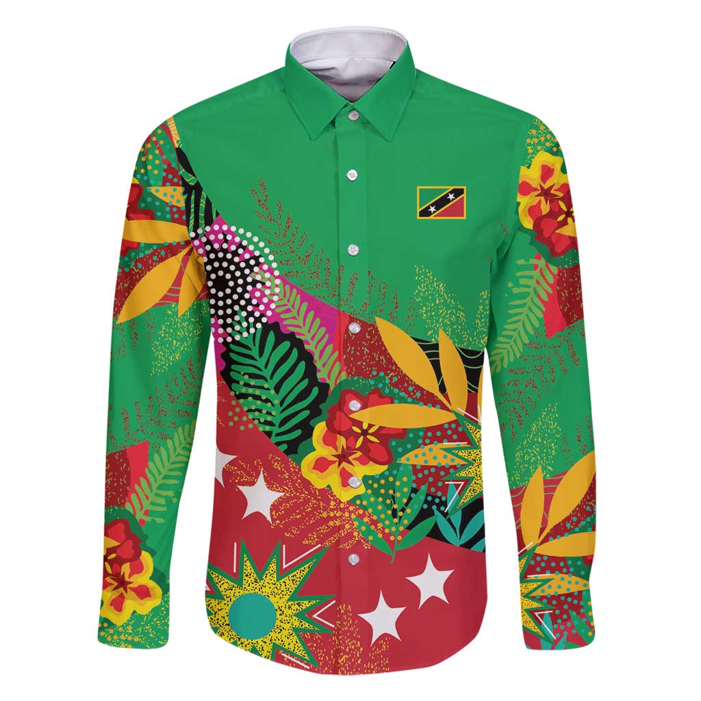 Custom Caribbean Cricket St Kitts and Nevis Family Matching Off Shoulder Short Dress and Hawaiian Shirt Patriots Reign 2025 - Wonder Print Shop