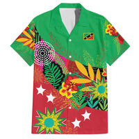 Custom Caribbean Cricket St Kitts and Nevis Family Matching Summer Maxi Dress and Hawaiian Shirt Patriots Reign 2025 - Wonder Print Shop