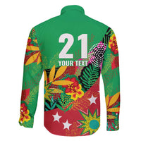 Custom Caribbean Cricket St Kitts and Nevis Family Matching Summer Maxi Dress and Hawaiian Shirt Patriots Reign 2025 - Wonder Print Shop