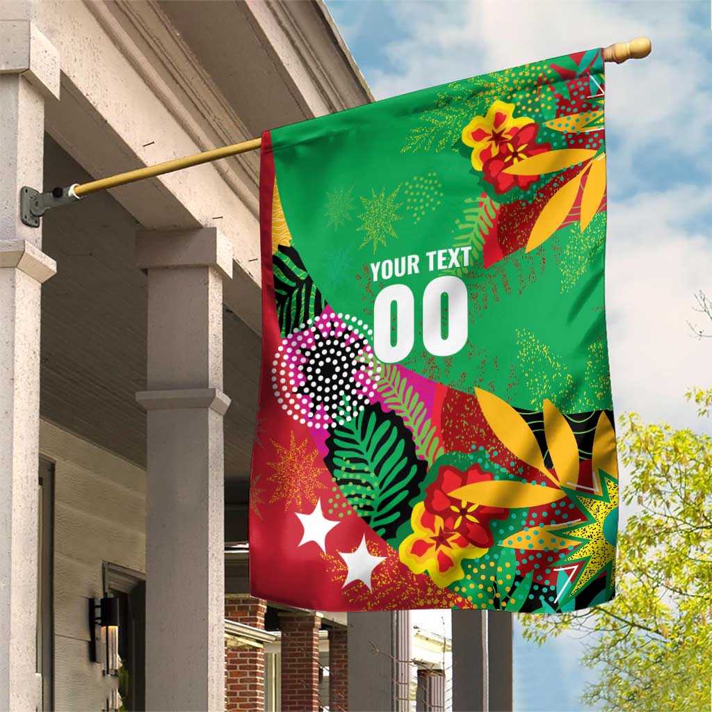 Custom Caribbean Cricket St Kitts and Nevis Garden Flag Patriots Reign 2025 - Wonder Print Shop