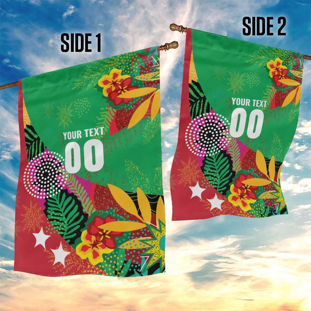 Custom Caribbean Cricket St Kitts and Nevis Garden Flag Patriots Reign 2025 - Wonder Print Shop