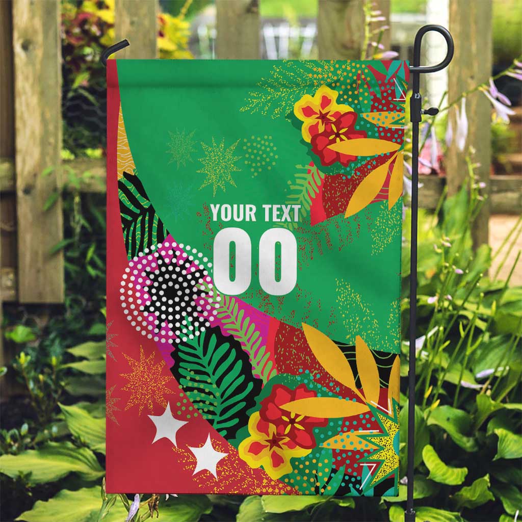 Custom Caribbean Cricket St Kitts and Nevis Garden Flag Patriots Reign 2025 - Wonder Print Shop