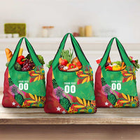 Custom Caribbean Cricket St Kitts and Nevis Grocery Bag Patriots Reign 2025 - Wonder Print Shop