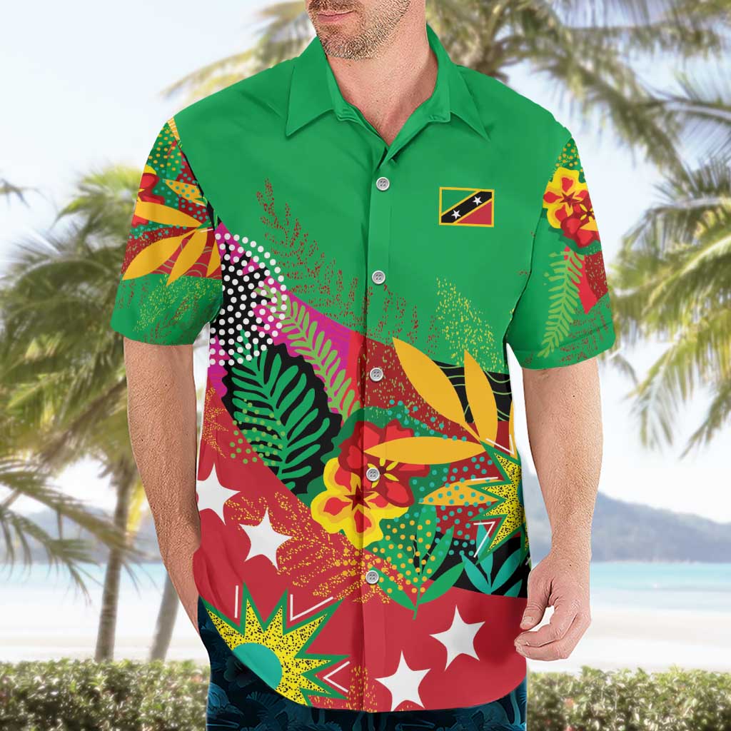 Custom Caribbean Cricket St Kitts and Nevis Hawaiian Shirt Patriots Reign 2025 - Wonder Print Shop
