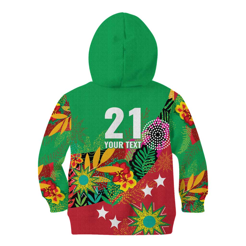 Custom Caribbean Cricket St Kitts and Nevis Kid Hoodie Patriots Reign 2025 - Wonder Print Shop