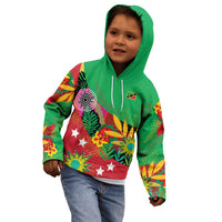 Custom Caribbean Cricket St Kitts and Nevis Kid Hoodie Patriots Reign 2025 - Wonder Print Shop