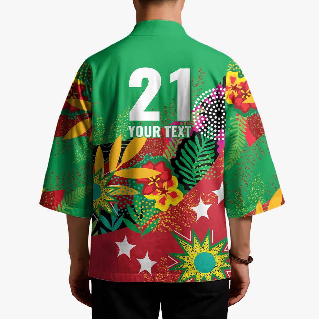 Custom Caribbean Cricket St Kitts and Nevis Kimono Patriots Reign 2025 - Wonder Print Shop