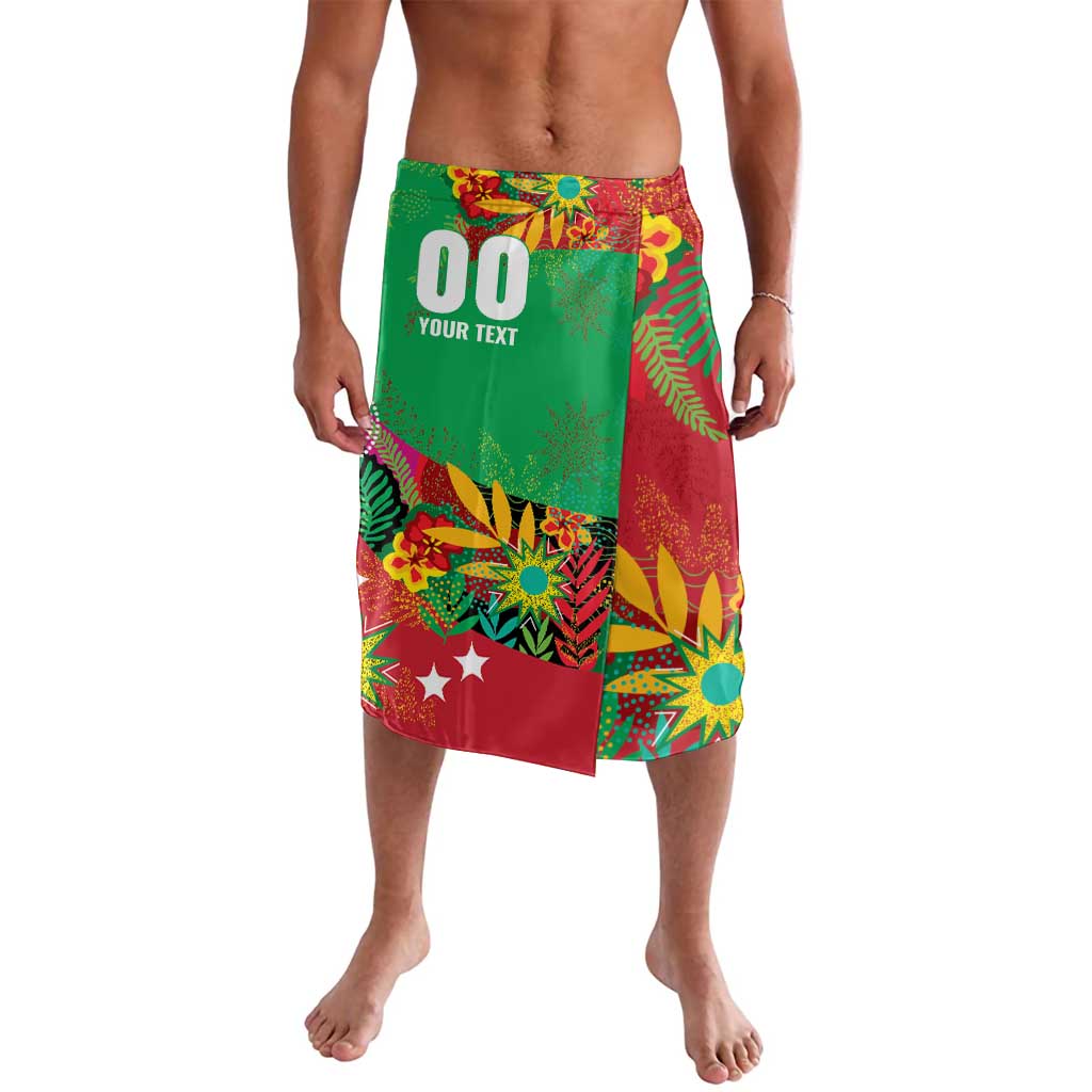 Custom Caribbean Cricket St Kitts and Nevis Lavalava Patriots Reign 2025 - Wonder Print Shop