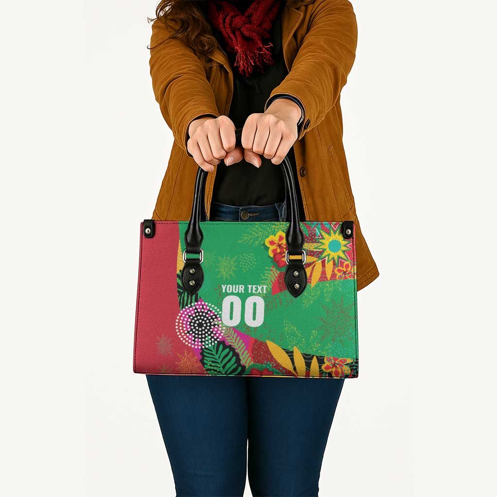 Custom Caribbean Cricket St Kitts and Nevis Leather Bag Patriots Reign 2025 - Wonder Print Shop